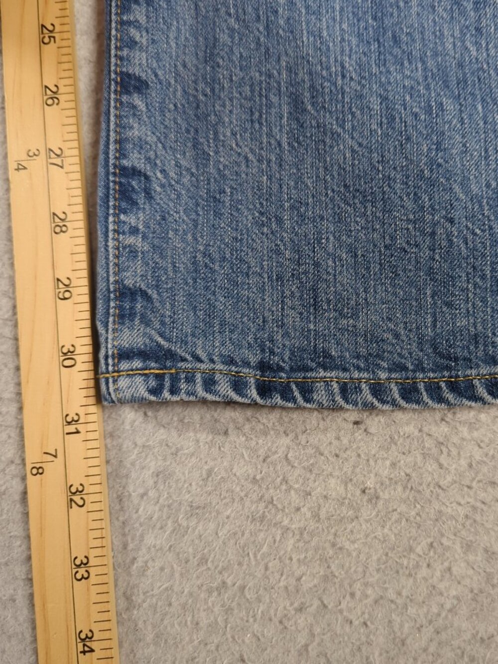 Polo Ralph Lauren Jeans Men's 36x32 (Actual 36x31) Blue Hampton Relaxed Straight - Picture 7 of 11